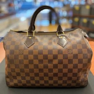 LOUIS VUITTON Damier Ebene Speedy 30 Bag